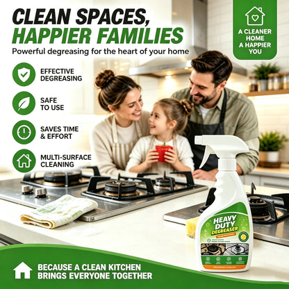 🔥🧽 120ML Heavy Duty Kitchen Degreaser Spray – Powerful Grease Remover For Stove, Oven, Cabinets & Multiple Surfaces