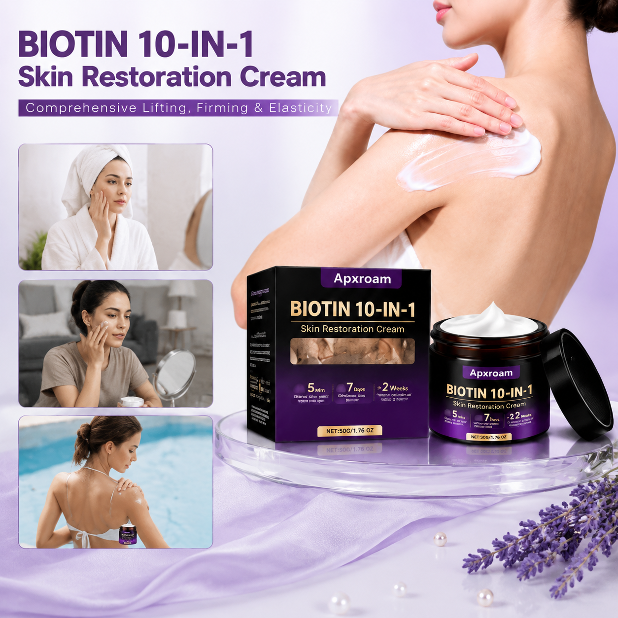 Apxroam® Biotin 10-in-1 Skin Restoration Cream